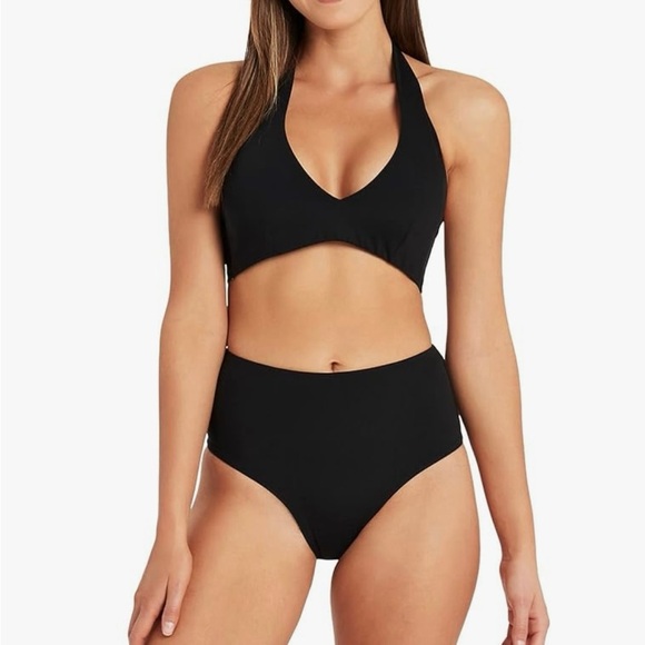 SEA LEVEL SWIM Dark Romance Cheeky High Waist Bottoms - Picture 1 of 6